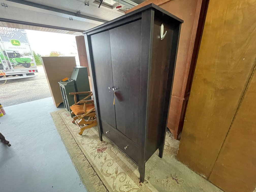 Wooden Clothing Cabinet
