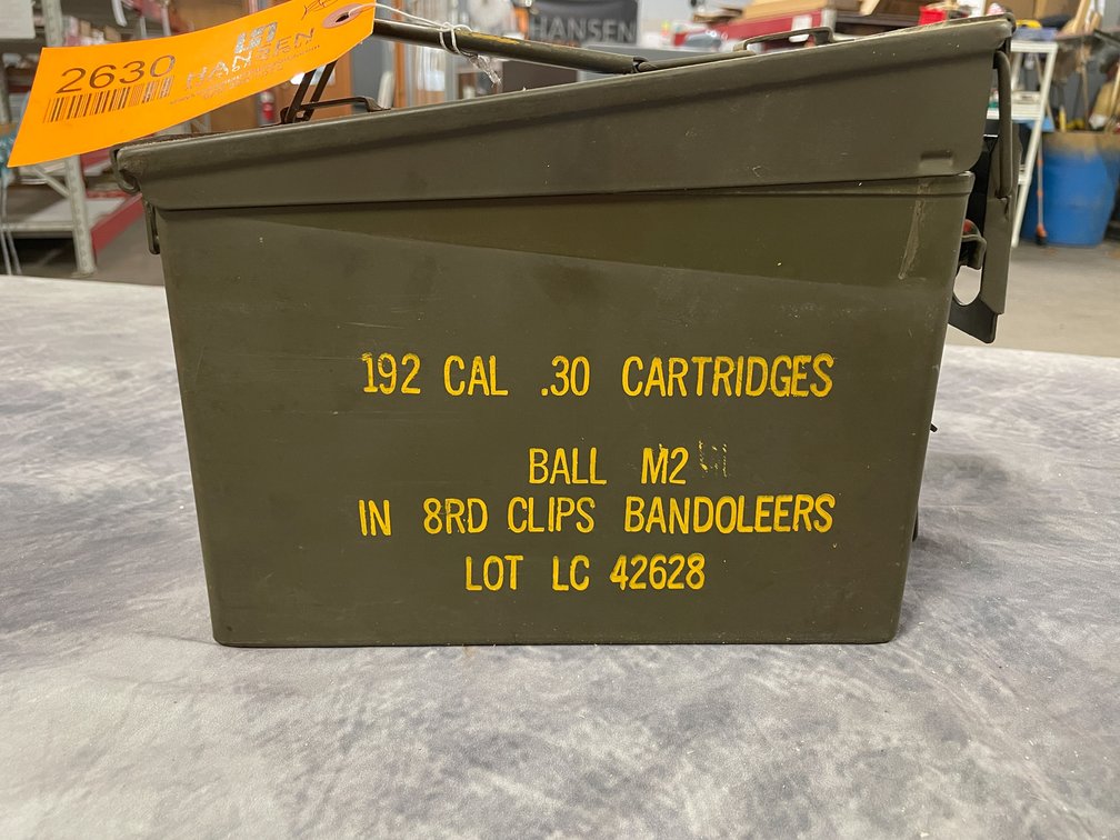 Ammo Box and 5.56mm Ammo