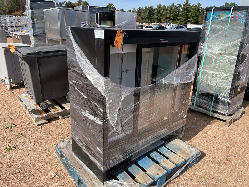 True Glass Front Refrigerator