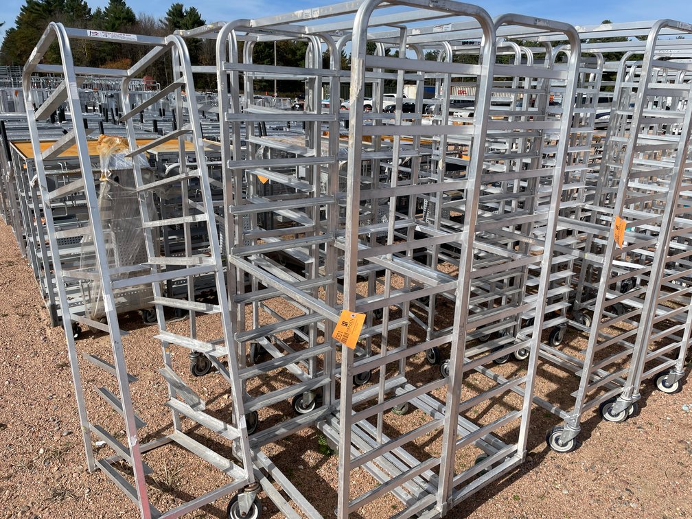 (5) Aluminum Sheet Pan Racks
