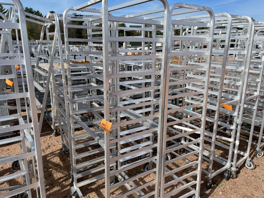 (4) Aluminum Sheet Pan Racks