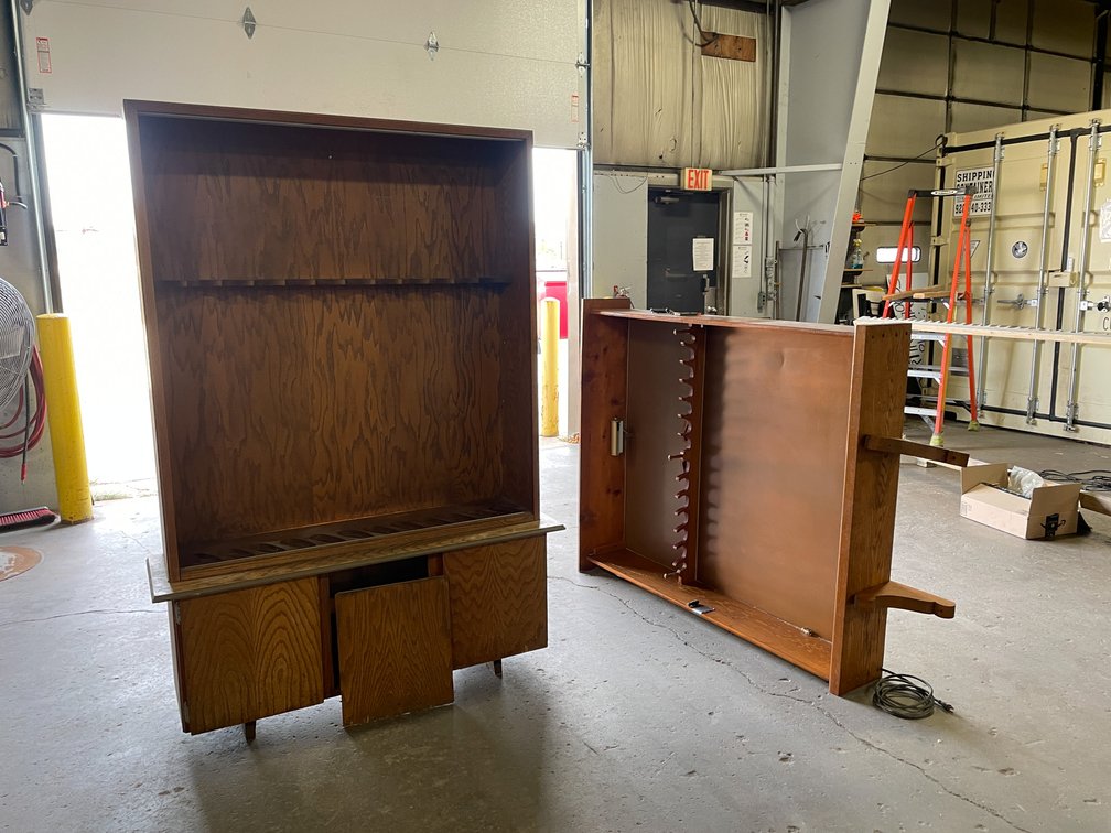 (2) Wood Gun Cases