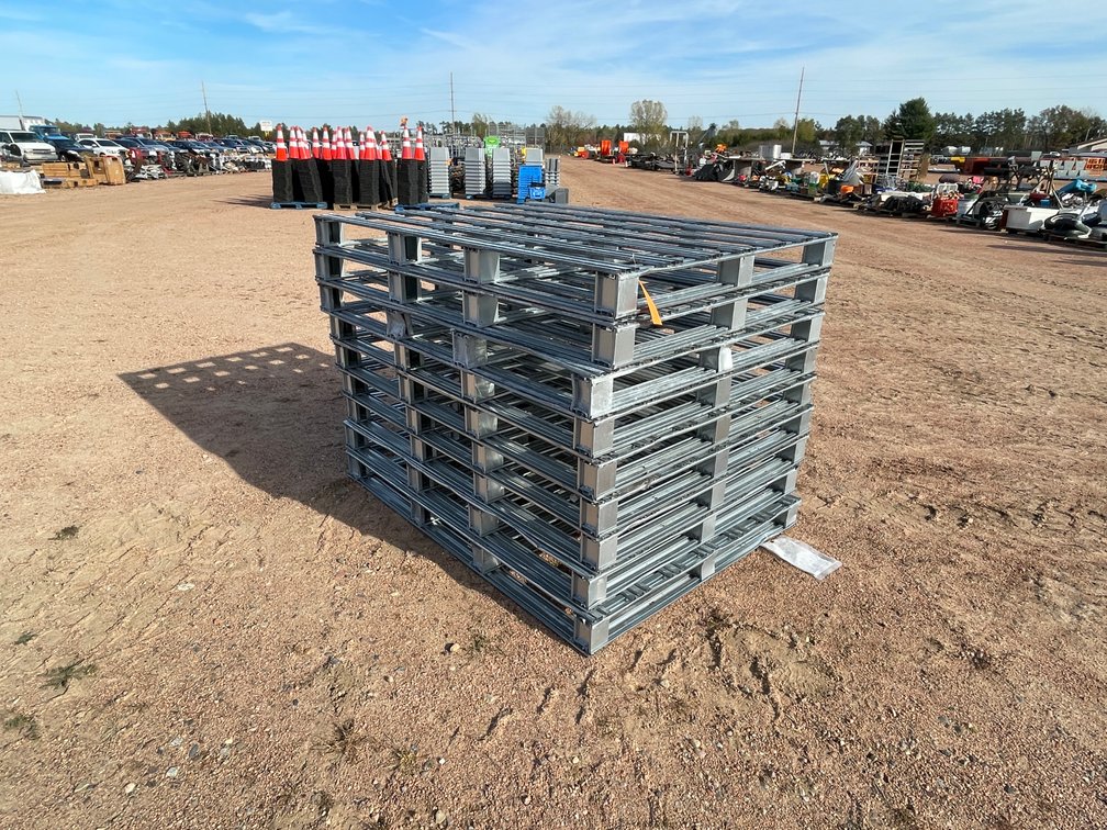 (9) Galvanized Pallets