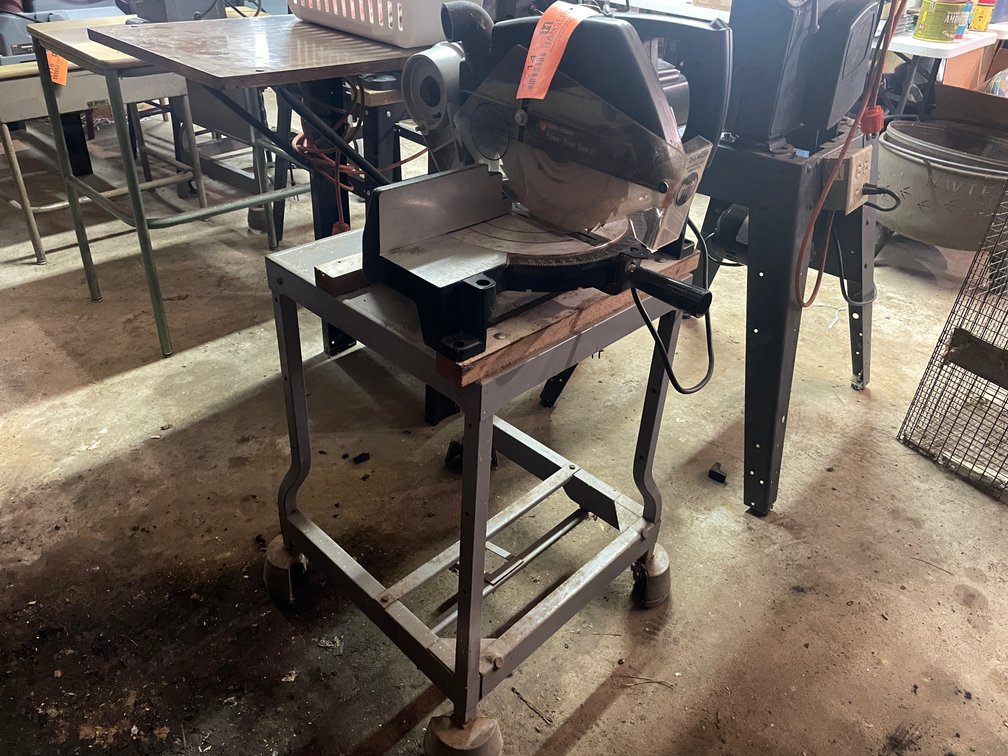 Black and Decker Power Miter Saw on Stand