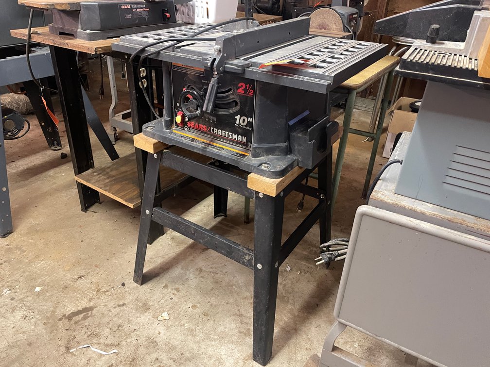 Sears Craftsman 10" Table Saw on Stand