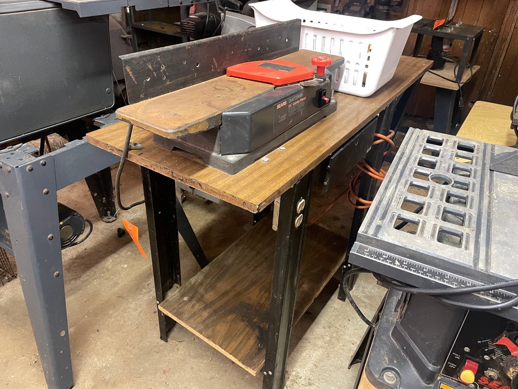 Sears Craftsman 5-1/8" Jointer Planer on Stand