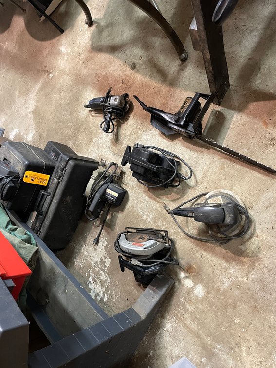 Assortment of Corded Power Tools