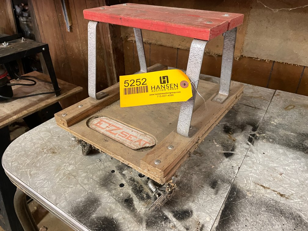 E-Z Seat Rolling Shop Stool