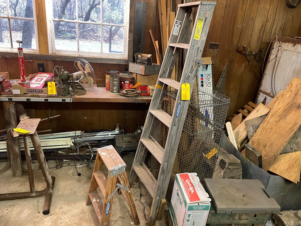 (2) Wooden Step Ladders