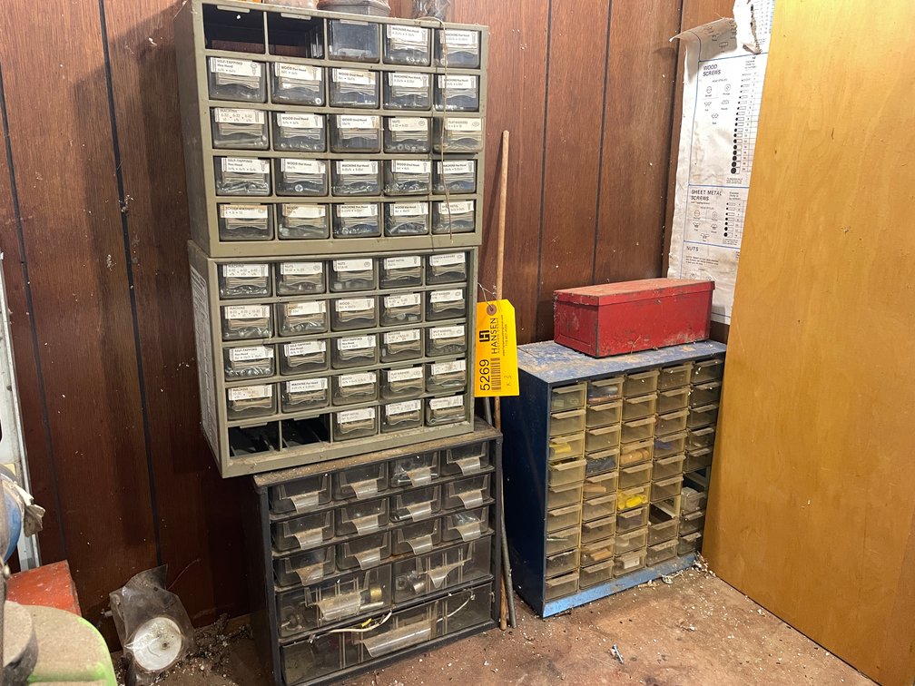 (4) Hardware Organizers and Hardware