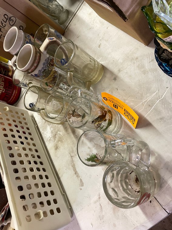 Various Glass Mugs