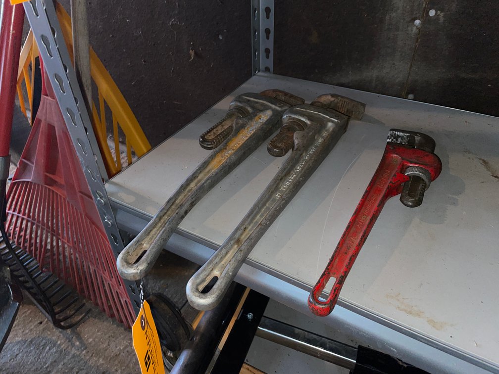 (3) Pipe Wrenches