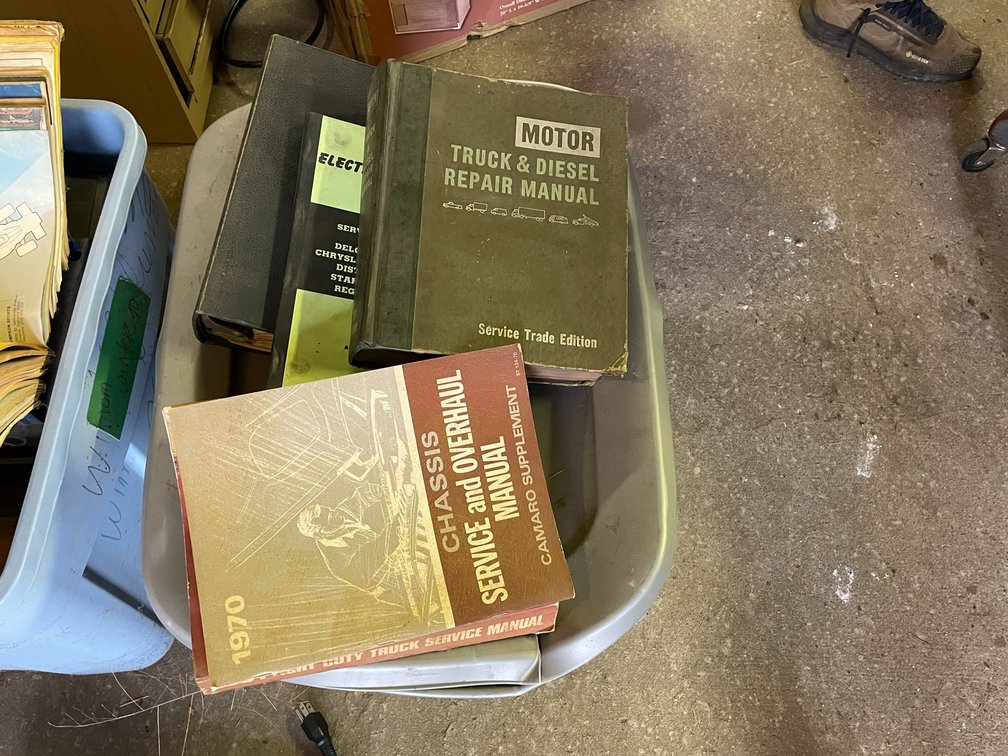 Tote of Various Manuals