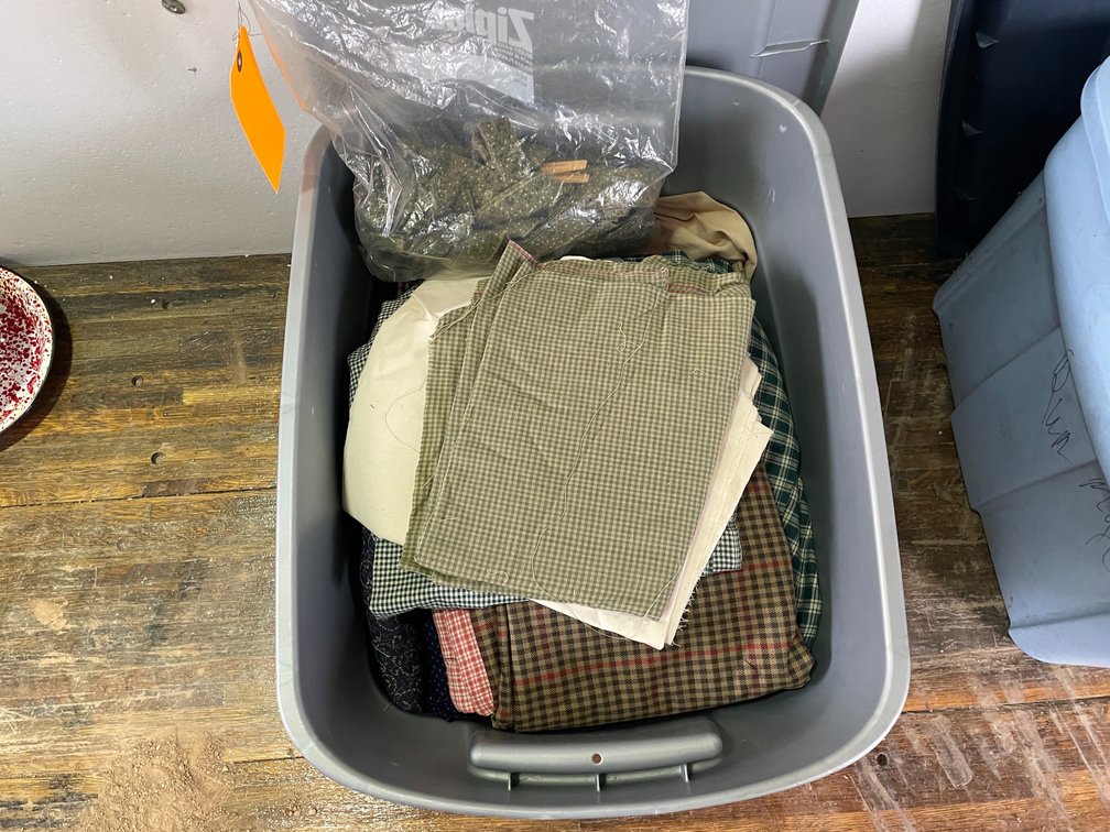 Bin of Fabric