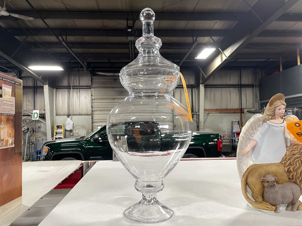 Ornate Glass Jar (T3)