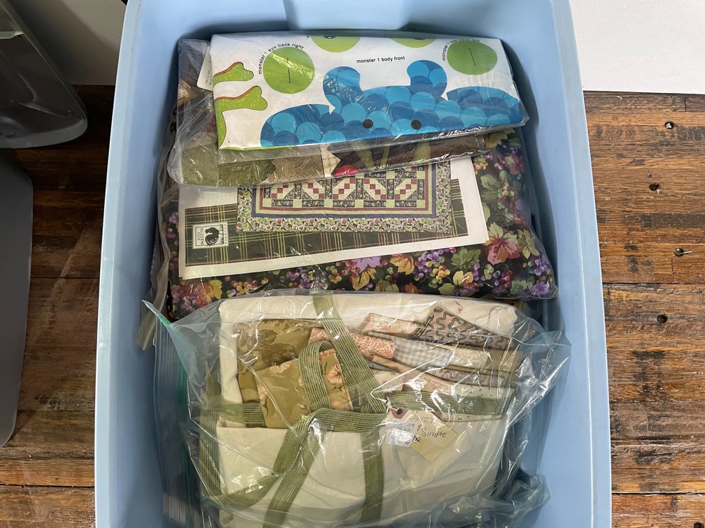Bin of Fabric