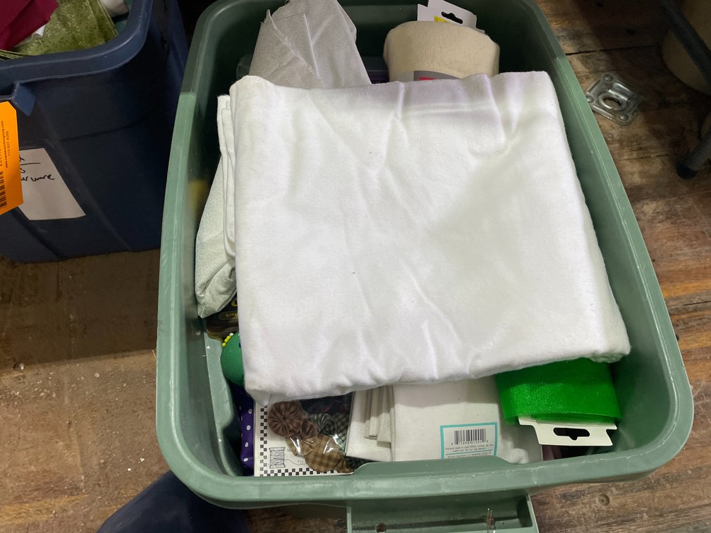 Bin of Fabric