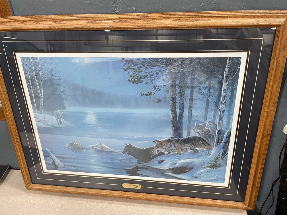 Ervin Molnar "The Crossing" Framed Print (T4)