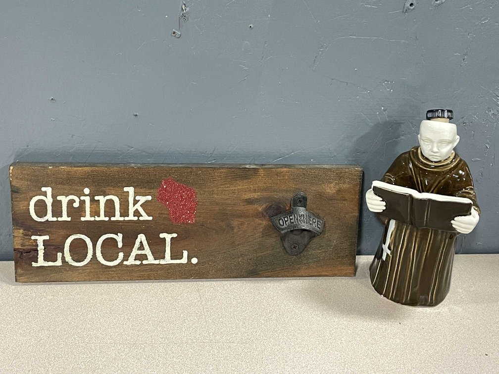 Vintage Monk Decanter (T4)