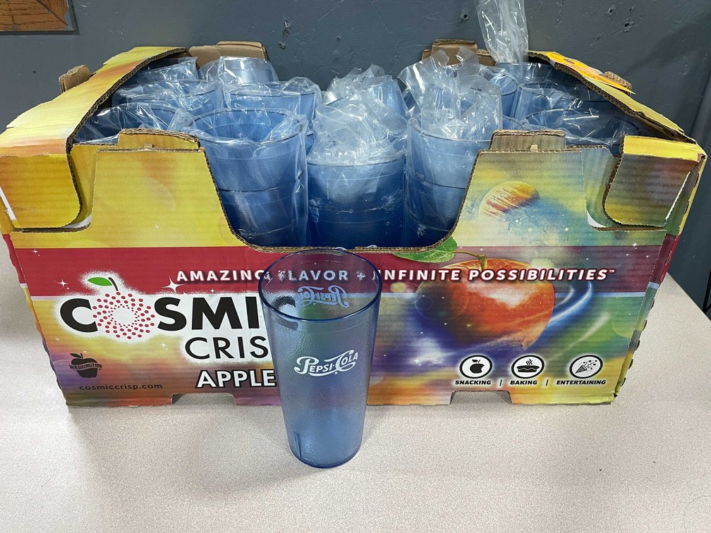 Pepsi Blue Plastic Cups (T4)