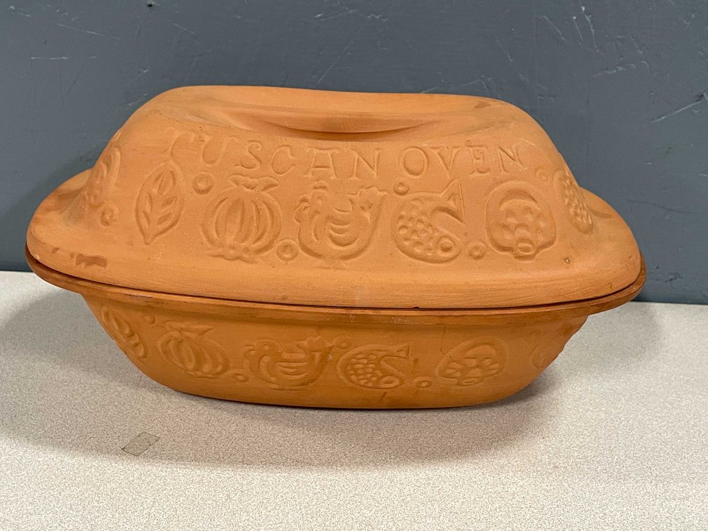 Tuscan Oven Italian Terracotta Roaster Dutch Oven (T5)