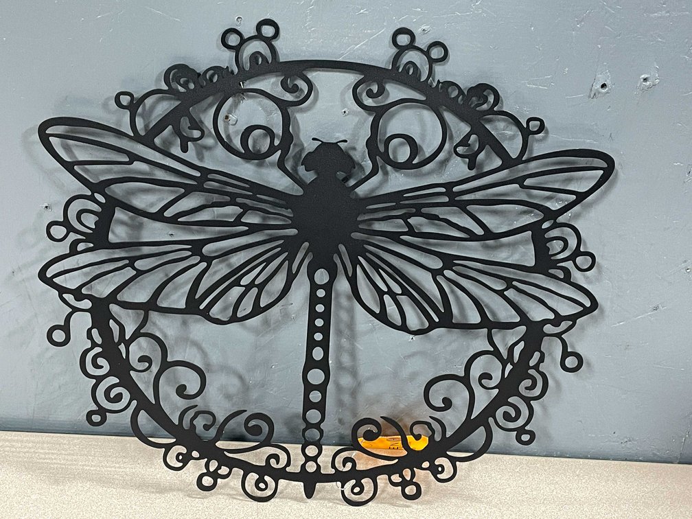 Large Laser Cut Metal Dragonfly Garden Art (T5)