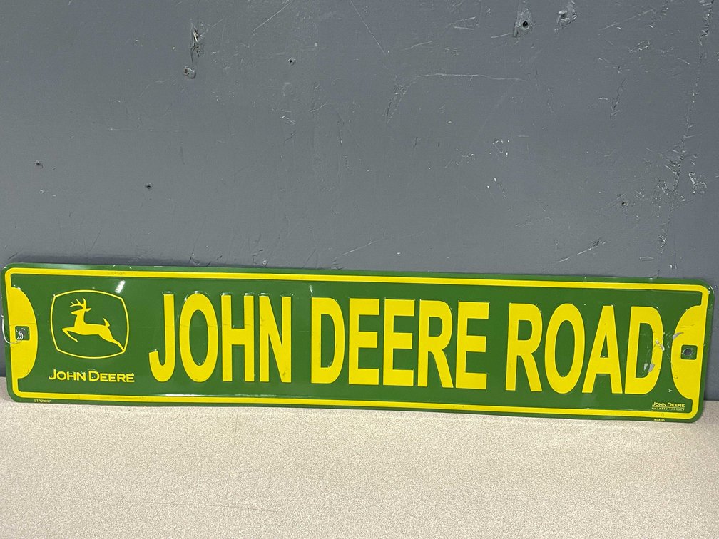 John Deere Road Metal Street Sign (T5)