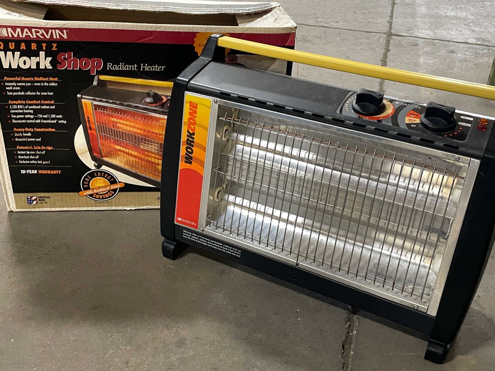 Marvin Quartz Work Shop Radiant Heater (PR10)