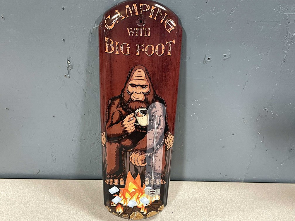 Bigfoot Metal Indoor Outdoor Thermometer (T5)