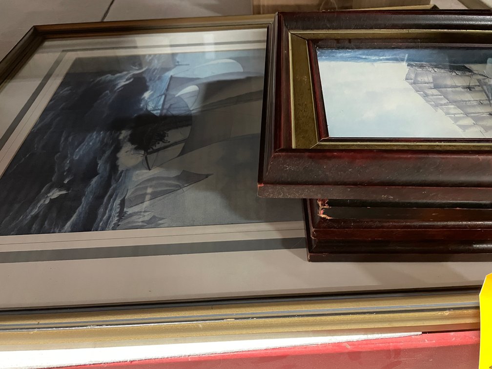 Framed Sailboat Themed Prints (T5)