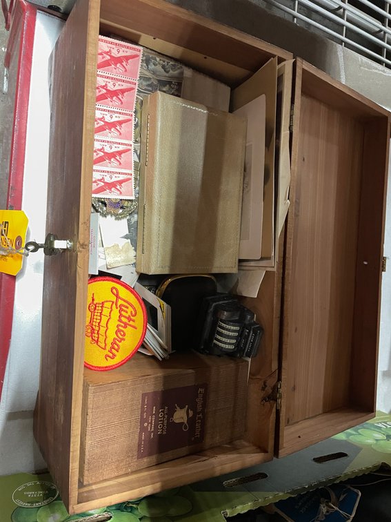 Estate Lot in Large Wooden Box (T4)