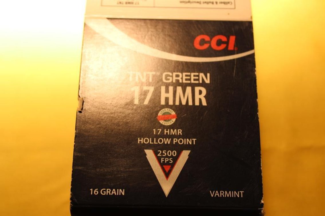 .17HMR CCI TNT Hollow Point Ammunition