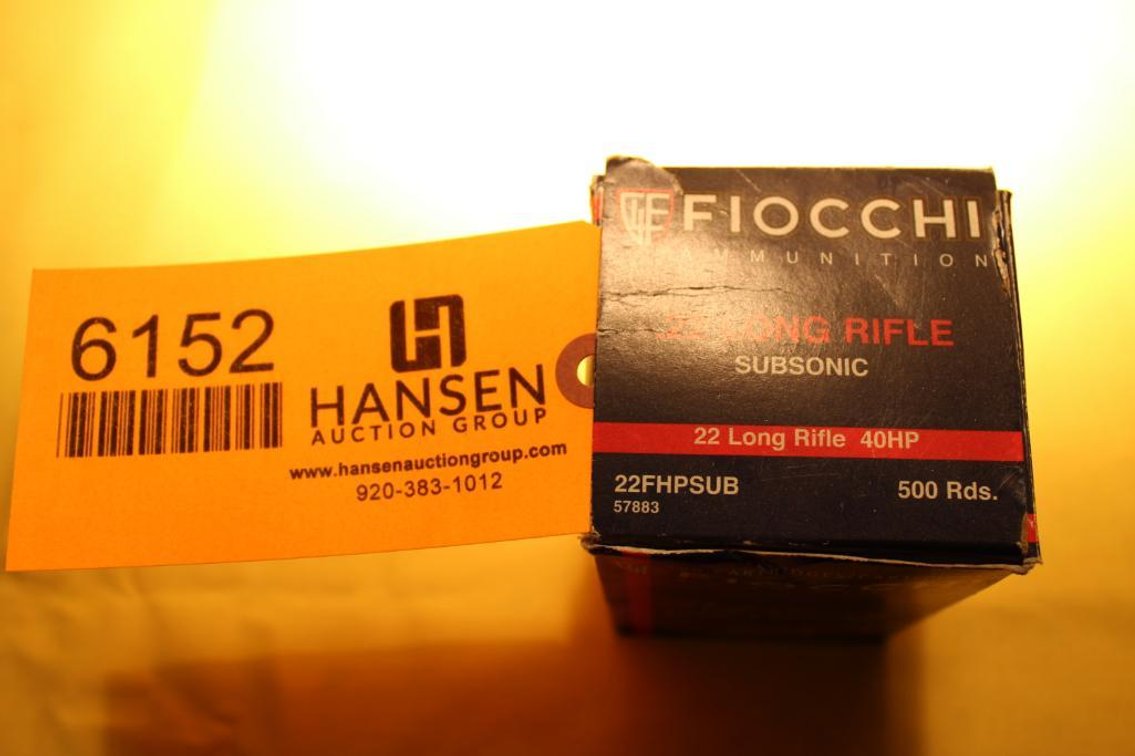.22 Fiocchi SubSonic Ammunition