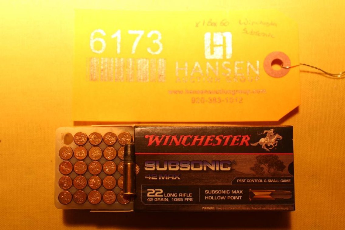 .22 Winchester Black Box Subsonic Ammunition
