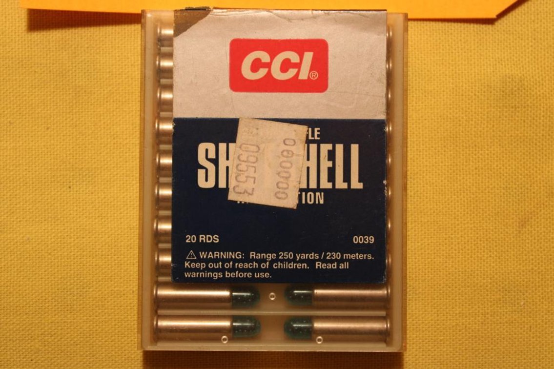 .22LR CCI Shotshell Ammunition