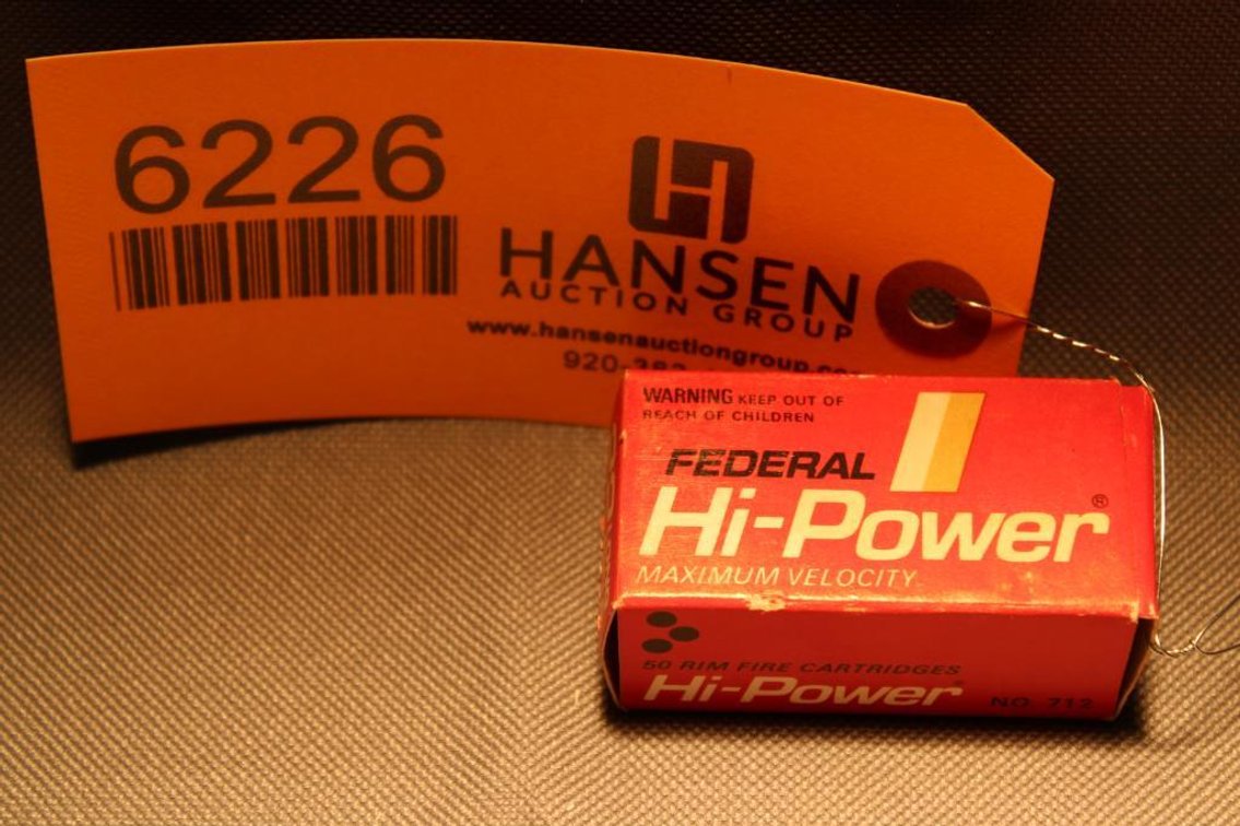 .22LR Federal Hi-Power Maximum Ammunition