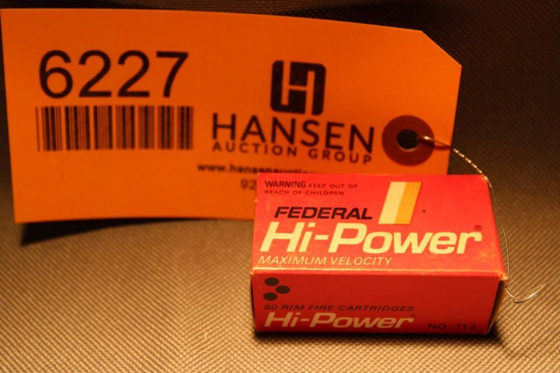 .22LR Federal Hi-Power Maximum Ammunition