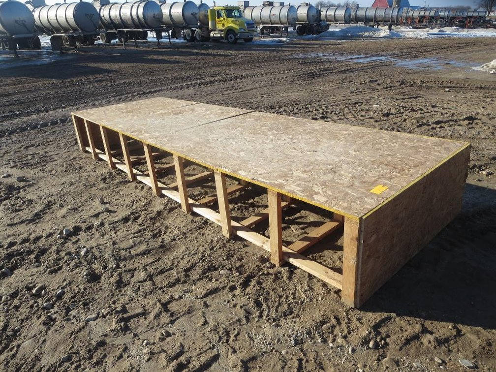 Wooden Storage Unit with Wood Framing