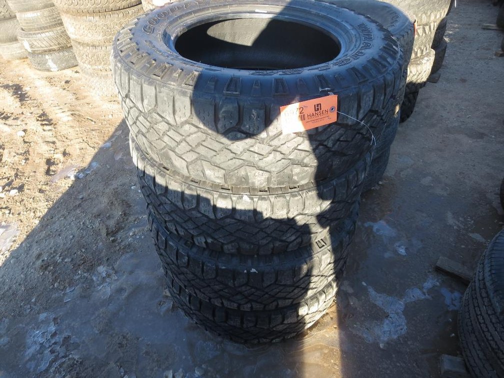 Set of Goodyear Wrangler Duratrac Tires, 265/65R18