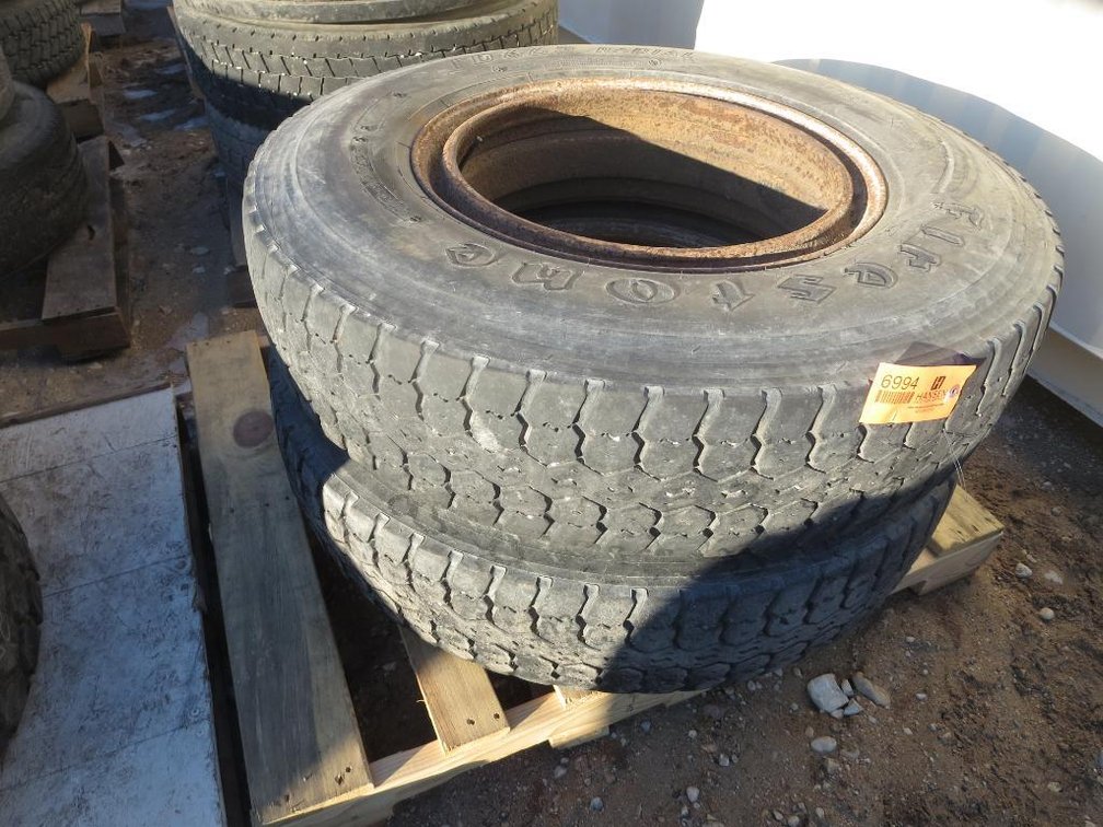 (2) Firestone FD663 Radial Tire on Dayton Rim