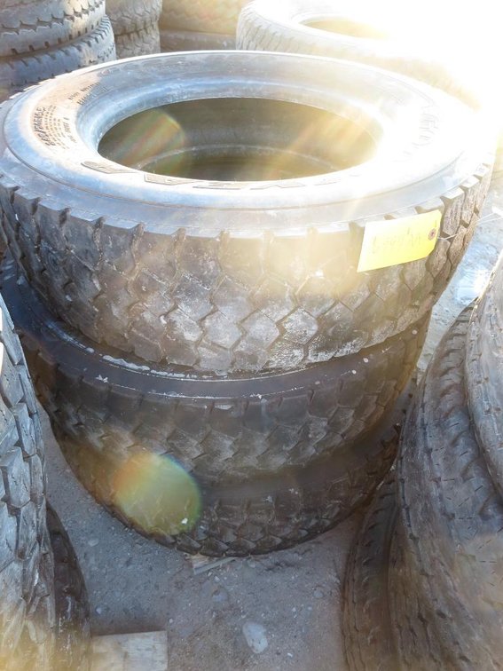 (3) Goodyear G622 Tires, 245/70R19.5