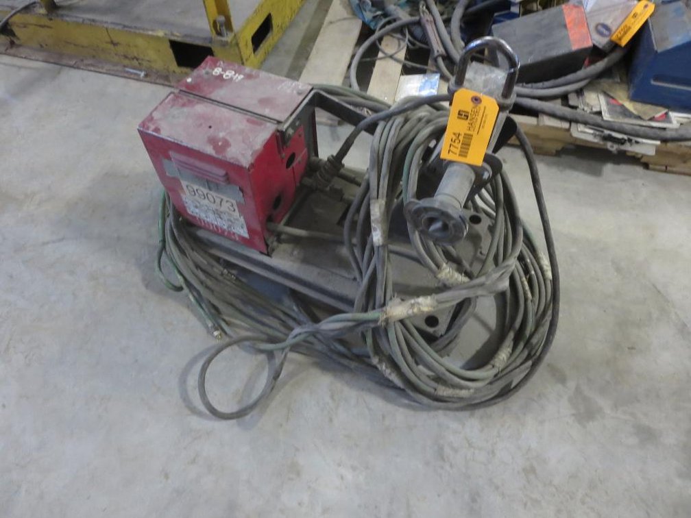 Lincoln Electric LN 742 Wire Feeder on Cart