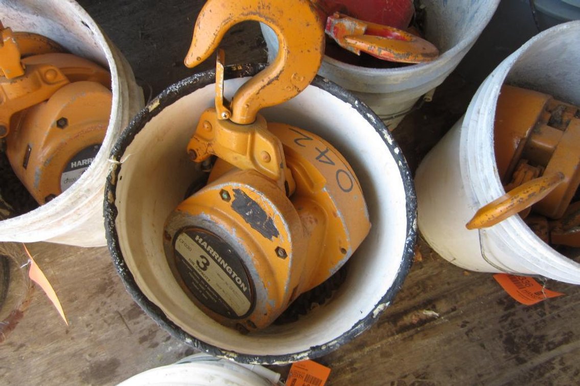Chain Hoist in Bucket