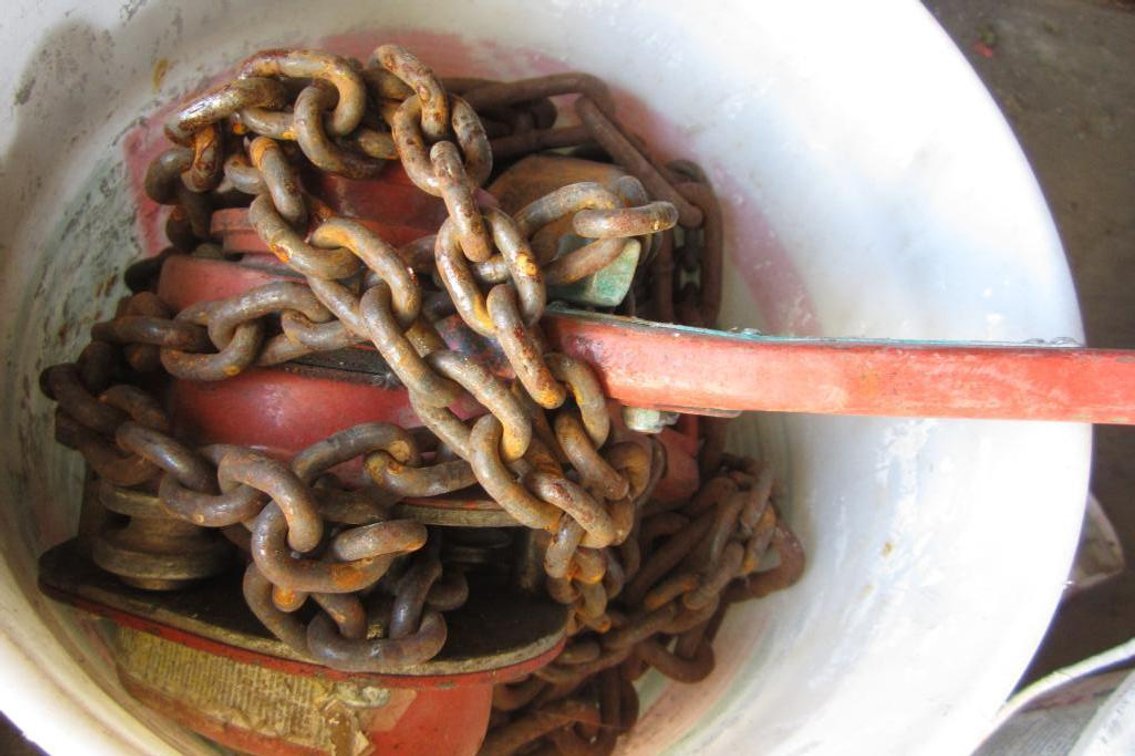 (2) Chain Hoists in Bucket