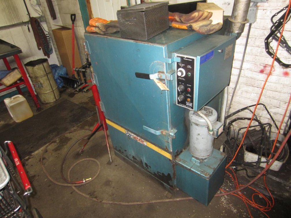 Atec Trans-Tool Heavy Duty Parts Washer, Model T-01000-S, SN 1002015178, Includes Gusher 2Hp Motor