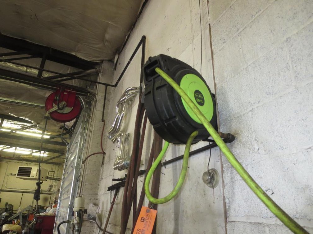 Flexzilla Zilla Retracting Reel with 50' of Hose, Includes Bracket, 3/8" Hose