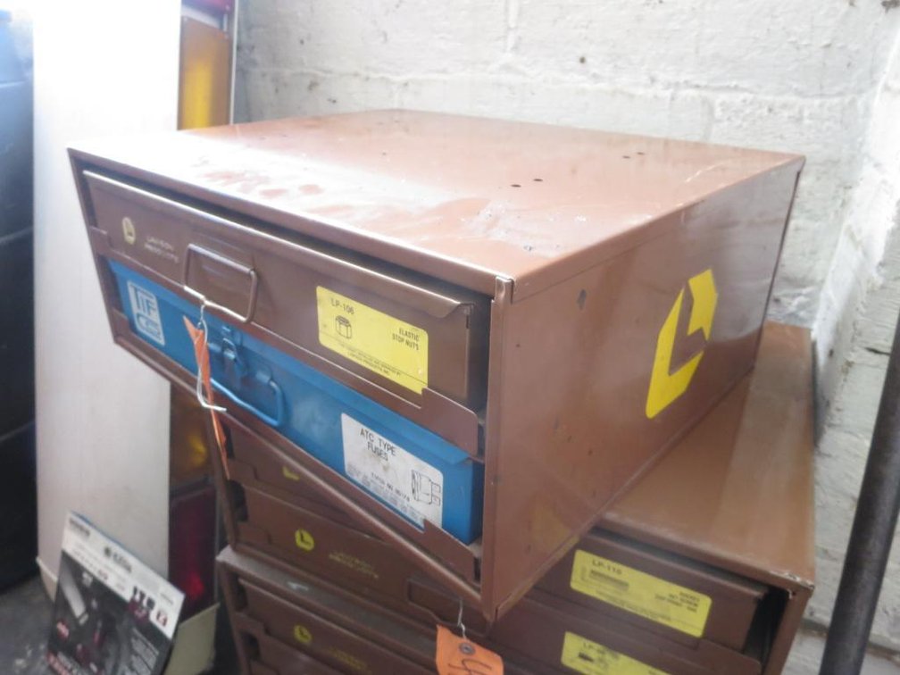 Lawson Parts Cabinet with Slideout Bins, 20" x 17" x 8"