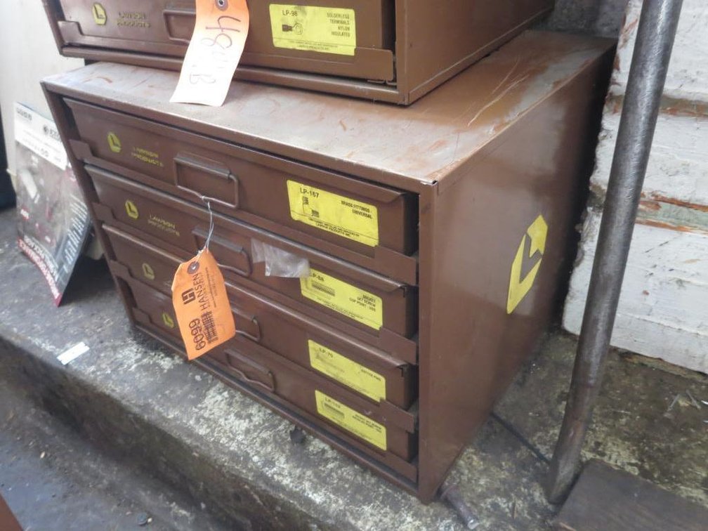 Lawson Parts Cabinet with Slideout Bins, 20" x 17" x 15"