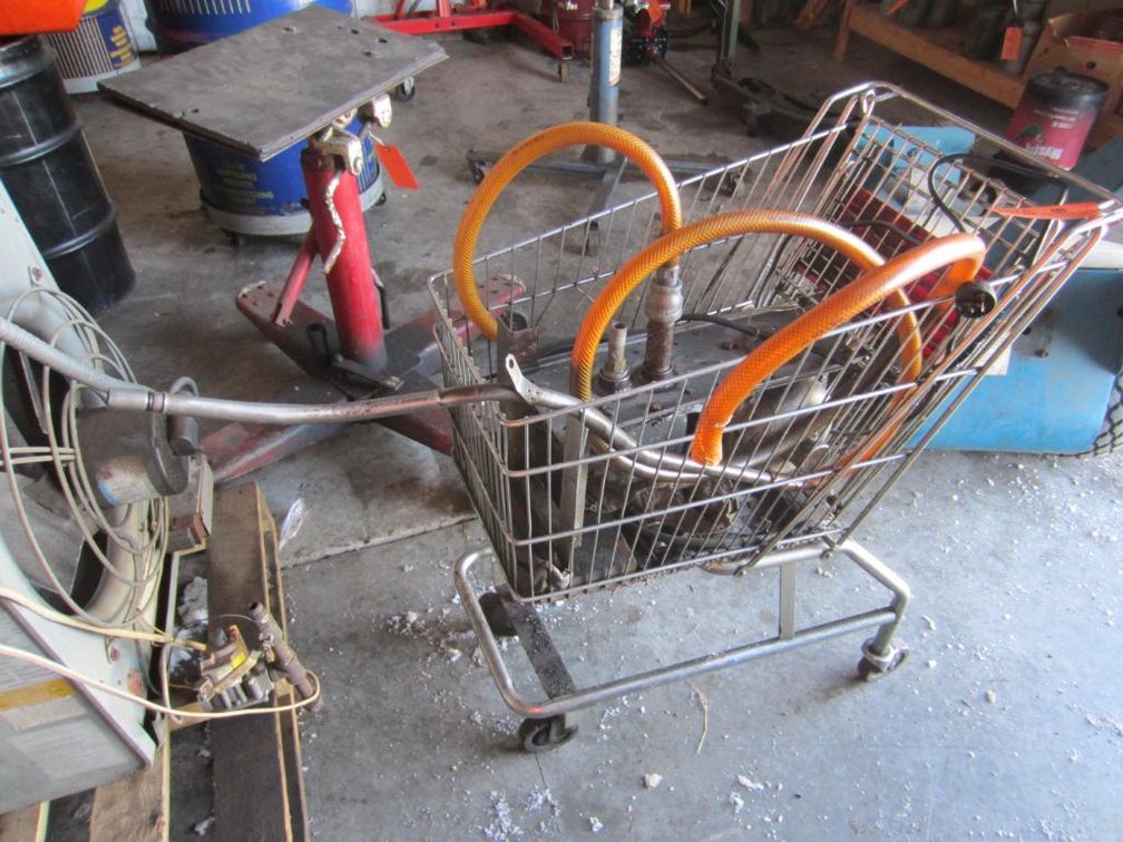 120 Volt Diaphragm Pump and Shopping Cart