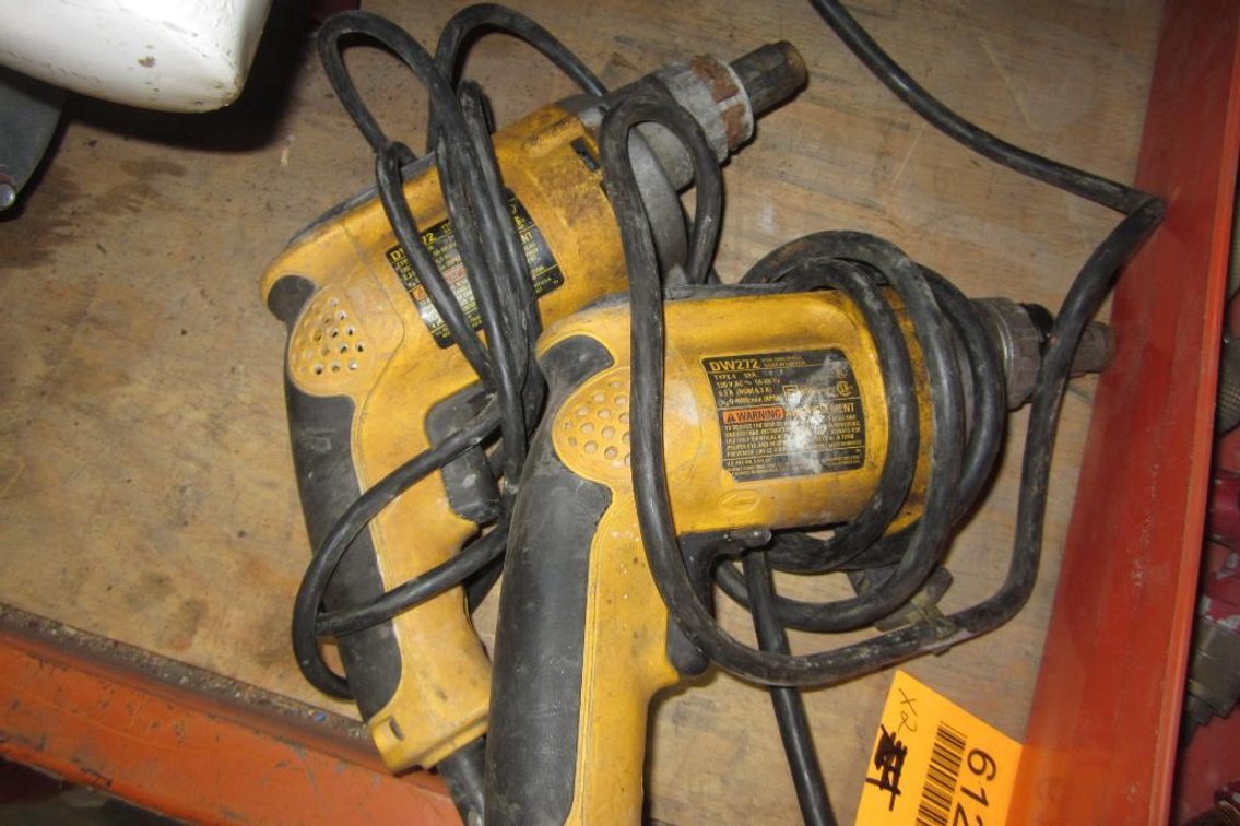 (2) DeWalt VSR Drywall Screwdrivers (PR18)